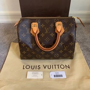 Louis Vuitton Iconic Speedy 25 Handbag